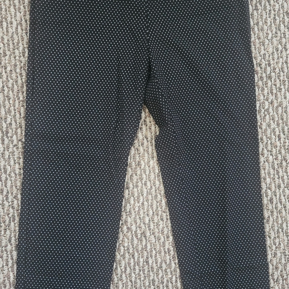 Ellen Tracy Black and White Polka Dot Pants - Picture 1 of 8